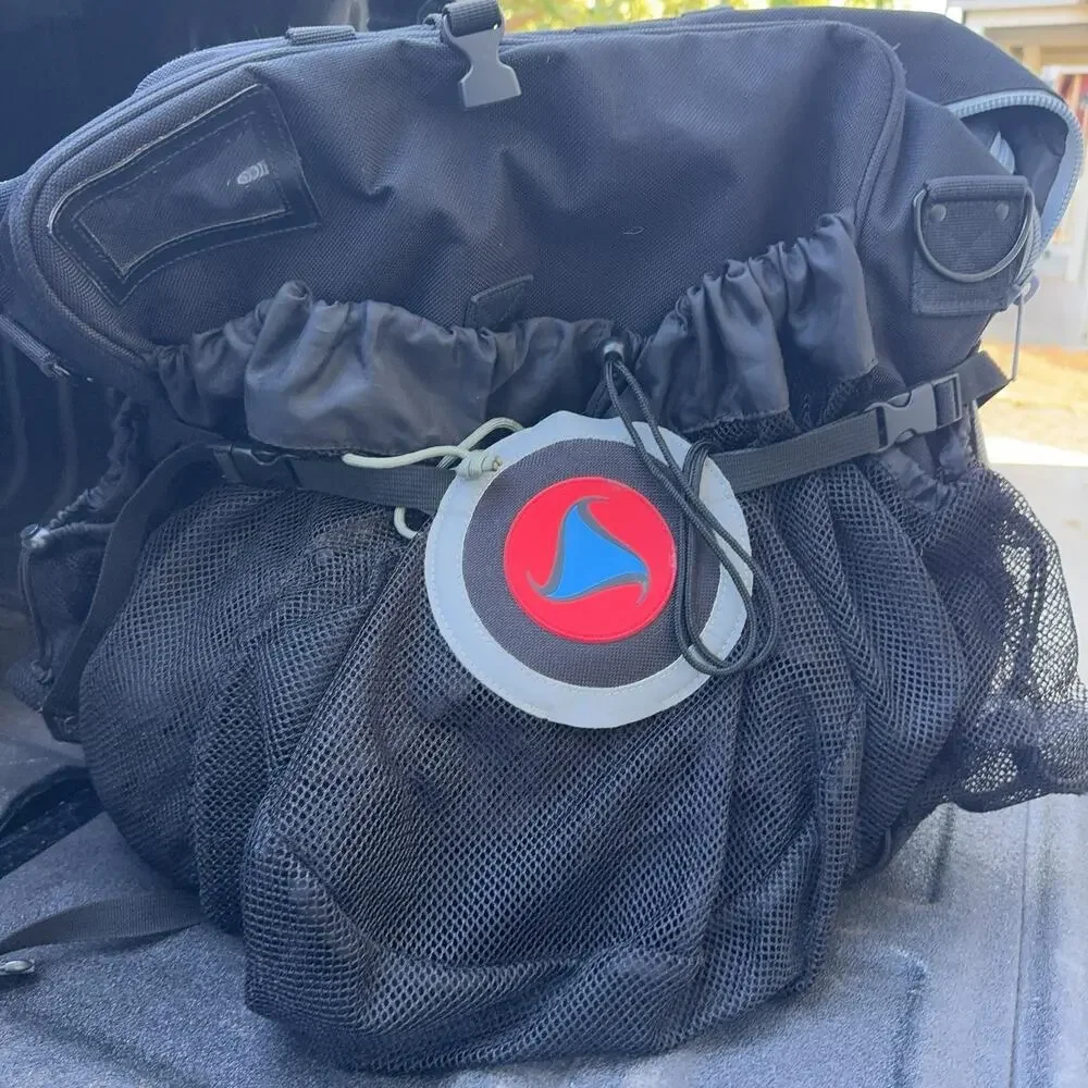 Triathlon Bag Black Zeus Backpack Soft Case Ventilated Waist Belt Rain Cover